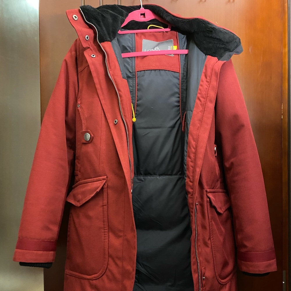 Lolë red small Sundance 2 winter coat jacket